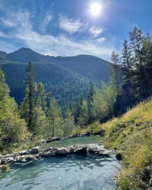 Cait Alexander Instagram - Nature is the most precious luxury we will never own. 💚💙
#hotsprings #natural #grateful #peace #happiness #2021