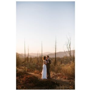 Caitlin McGee Instagram - ✨ The thing about weddings is they’re just a big party… probably the biggest party you’ll ever throw but a party nonetheless. But if you’re lucky, you can to spend a day or maybe two surrounded by all of your favorite people. You get to watch your worlds collide and your heart swells like the grinch and there are gorgeous flowers and dancing and unadulterated joy. So yes it’s a party, but it was a damn good one 🌙
.
.
.
.
Not to mention you get to work with wildly talented people who make your dreams just appear like poof holy shit how did this get here?!! 
Venue: @yosemite_evergreen 
Planner: @heartthrobweddings 
Florals: @cobralily 
Photographer: @paulabphoto 
Videographer: @lovelitfilms 
DJ: @heartofgolddjs 
Dress#1: @alexandragrecco through @lovelybride 
Dress#2: @odylynetheceremony 
Jewelry: @anthropologie and @mejuri 
Rentals: @archiverentals 
Paper: @primandpixie
HMU: @theadorable1 & @stephrives 💗