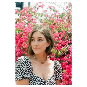Caitlin McGee Instagram - 🌺🌸🌷
.
.
.
For context: we stood behind a Starbucks sign at an intersection in 100degreez and i had boob sweat running to my toes. Because we are goddamn professionals @jennyandersonphoto