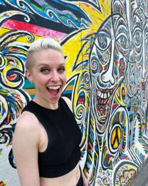 Caitlin V Instagram - Berlin was completely magical and felt immediately like home. I will be back ASAP. Thank you @guidecris for the great tour of the #eastsidegallery and for the awesome photoshoot!! 📸🇩🇪