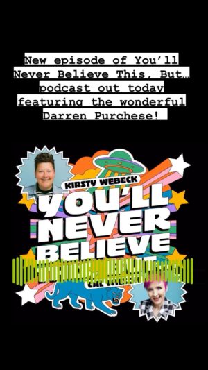 Cal Wilson Instagram - Pastry King and @calbowilson’s colleague on The Great Australian Bake Off, @darrenpurchese joins us on today’s episode with a great story! 

Get it where you get your podcasts and don’t forget to catch up on all 8 episodes! 💜