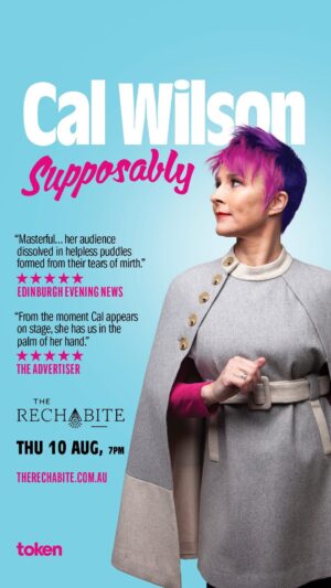 Cal Wilson Instagram - You’ll definitely recognise @calbowilson from the telly - Spicks and Specks, Have You Been Paying Attention? and The Great Australian Bake Off. Don’t miss Supposably at The Rechabite, you’re set for a night of cry-laughing! 

For all intensive purposes, it’s the little things that annoy Cal. Incorrect grammar. Overconfident inaccuracy. Crocs. But is it worth getting worked up over bad parking and loud eaters? Is it possible to turn annoyment into enjoyment?

Thursday 10 August | The Rechabite Hall | Tickets via Megatix