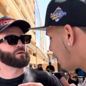 Caleb Plant Instagram - @edgarberlanga Na no need to act fake tough then try to dap me up. You said we can run it if you don’t fight Canelo in September, I wanted to get it on camera then your daddy stepped in front of you and said “na, na, don’t say it on camera” (I put it on everything I love his daddy stepped in said that) listen to your DADDY & go have Mark refresh you memory on that sparring we had. You kept promising we’d run if you don’t get that fight, or after you get that fight so I’m expecting for you to keep your word. I’m sure the fans are too.