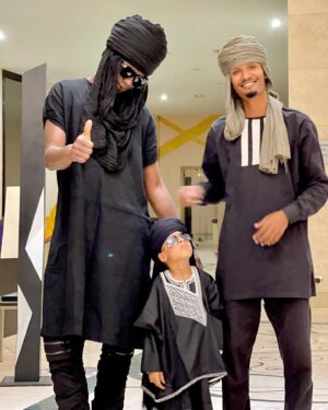 Caleb Rimtobaye Instagram - The most cute boy in the world  made in Chad @brahim_adam_brahim & @abdo_officialll  #letchadaussi