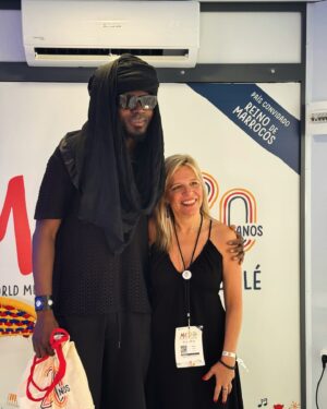 Caleb Rimtobaye Instagram - Portugal we are getting ready for tonight @festivalmedloule #Chad in #Portugal with a hot BBC interview @bbcworldservice Thank you ✊🏿
