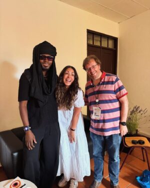 Caleb Rimtobaye Instagram - Portugal we are getting ready for tonight @festivalmedloule #Chad in #Portugal with a hot BBC interview @bbcworldservice Thank you ✊🏿