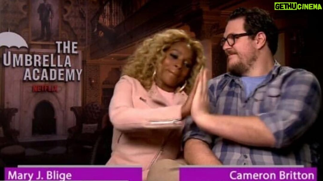 Cameron Britton - 13.2K Likes - Work days can be long. Take a teammate. Make it Mary. #hazelandchacha #netflix #umbrellaacademy #media #interview #maryjblige