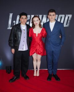 Cameron Chapman Instagram - Lockwood & Co. premiere. Out today on @netflixuk !!!
