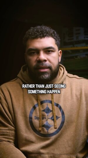 Cameron Heyward Instagram - Take those moments to be intentional, to change somebody’s life.” 

@tonygonzalez88 and @camhey97 talk about the importance of being an upstander - not a bystander - and how to do it well. ❤️ To learn more, visit link in bio