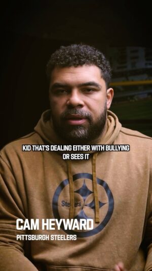 Cameron Heyward Instagram - Coping with bullying can feel impossible, but it doesn’t have to be. Listen to the advice of Cam Heyward, Tony Gonzalez and George Kittle, and find more resources and tools at http://characterplaybook.com