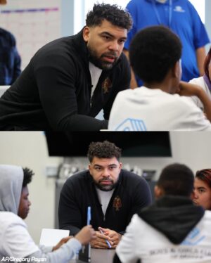 Cameron Heyward Instagram - Yesterday, @camhey97 spent the morning at the Donald W. Reynolds Boys & Girls Club with all of the #WPMOY nominees. 

They spent time sharing inspiring stories & surprised the kids with Super Bowl tickets!