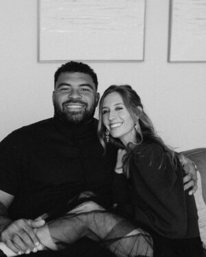 Cameron Heyward Instagram - Happy anniversary to my beautiful bride of 11 years! So thankful for your love and sharing to beautiful journey weare on. I love you. 97 3