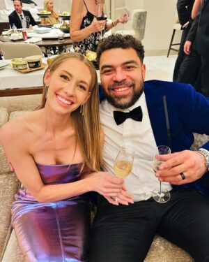 Cameron Heyward Instagram - Happy Valentine’s Day to my queen! I cherish the time I get to spend with you. These moments would fall flat if you weren’t by my side. It’s an honor to be your arm candy. You are simply the best @allieheyyy