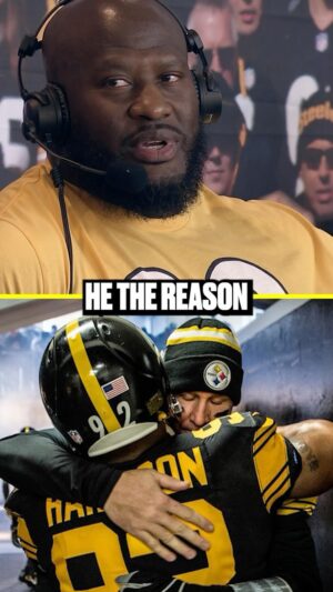 Cameron Heyward Instagram - James Harrison on hitting Big Ben 😂 NEW EP IN BIO