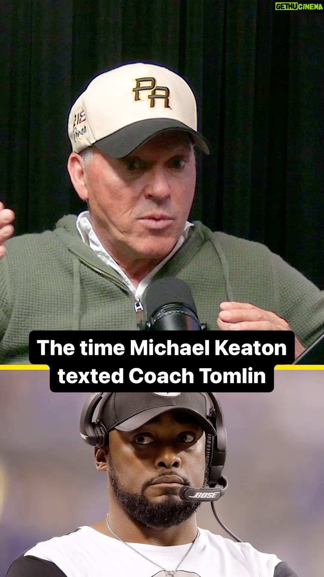 Cameron Heyward - 4.3K Likes - Tomlin replying during the trophy presentation 😂