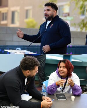 Cameron Heyward Instagram - Yesterday, @camhey97 spent the morning at the Donald W. Reynolds Boys & Girls Club with all of the #WPMOY nominees. 

They spent time sharing inspiring stories & surprised the kids with Super Bowl tickets!