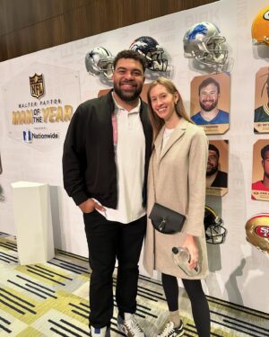 Cameron Heyward Instagram - Happy Valentine’s Day to my queen! I cherish the time I get to spend with you. These moments would fall flat if you weren’t by my side. It’s an honor to be your arm candy. You are simply the best @allieheyyy