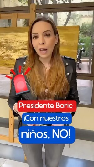 Camila Flores Instagram - 🚨 ¡Presidente Boric: con nuestros niños no! 🚨