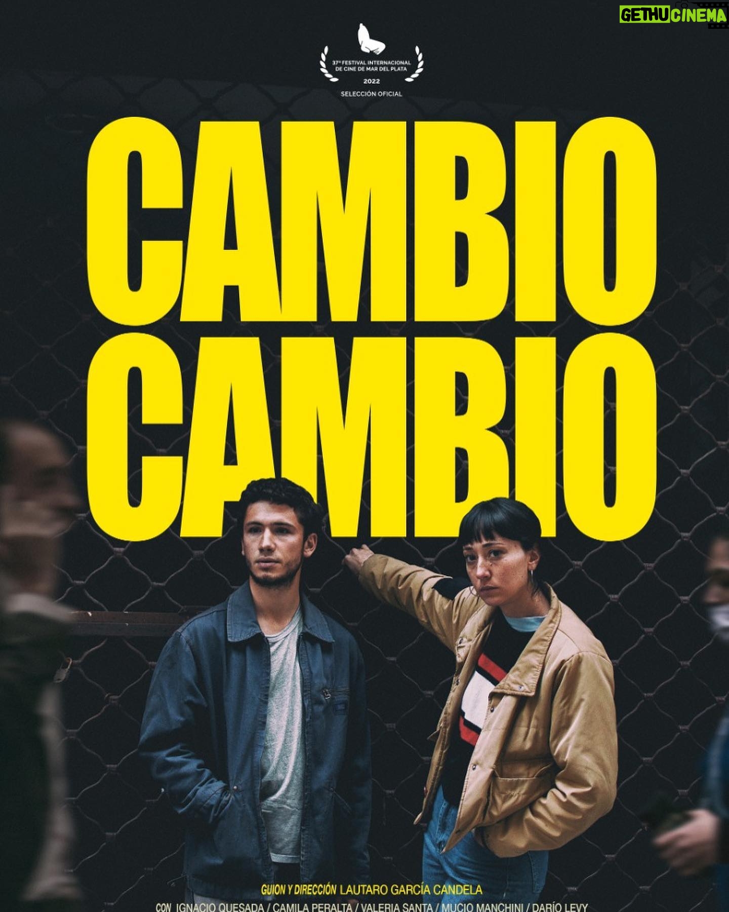 Camila Peralta - 486 Likes - CAMBIO CAMBIO de @lautgc se estrenó en @mardelplataff en competencia internacional y estamos súper felices.
El rodaje fue hermoso, contamos mucha guitita y un día Lauti dirigió acostado 😎.
Felicitaciones a mis compañeros y a todo el equipo!
@36caballos