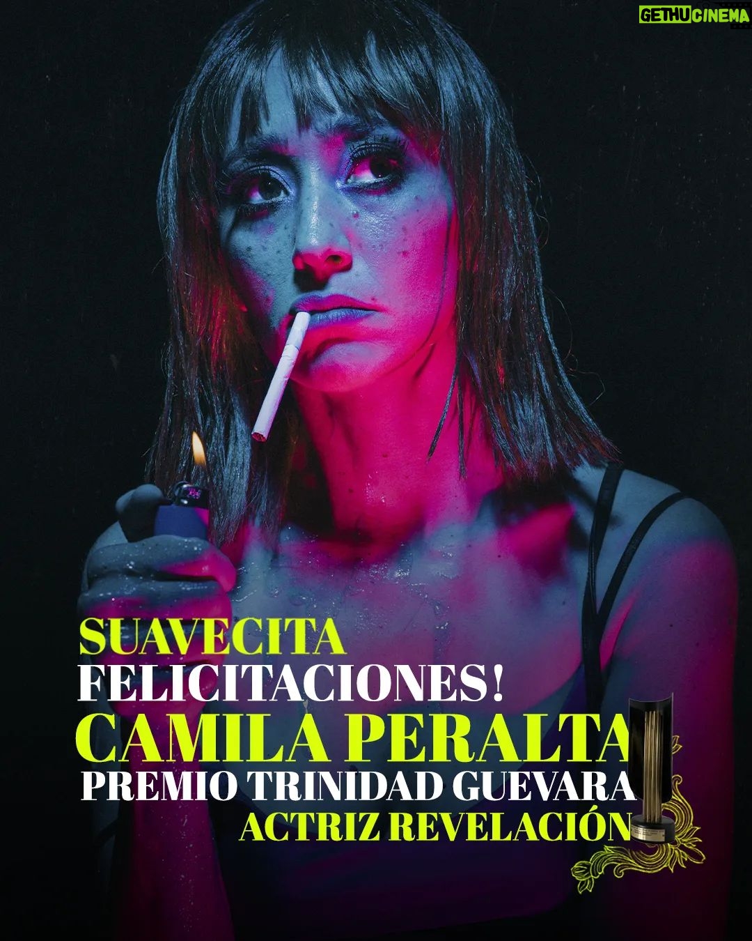 Camila Peralta - 1.5K Likes - 💚 ¡Felicitaciones a nuestra SUAVECITA @camilasicamila , por este merecidísimo premio Trinidad Guevara de @asociacionargentinadeactores , cómo actriz revelación!
Y a todo el equipo que hay detrás de esta obra que sin dudas, es la revelación del año 🔥
Nos vemos los
🎟️ VIERNES - 20.00 HS.
🎟️ SÁBADOS - 20.00 HS.
📍 En @salascarasycaretas - Sarmiento - 2037 CABA
Entradas por @alternativaescena !
link en bio o historias 📲
Equipo del amor ✨
Dramaturgia: @martin.bontempo
Actúa:@camilasicamila
Asistencia de dirección: @camilu.miranda
Dirección de arte: @urcistaro
Diseño de maquillaje: @byadamefron
Diseño de luces: @_.chaco._
Música: @gerseverina
Fotografía: @irishsuarez
Audiovisuales: @boriaaudiovisual
Diseño gráfico: @karinitahache
Prensa: @varasotero
Supervisión dramatúrgica: @nachobardolone
Producción ejecutiva: @alejandramenalled
Producción general: @nunteatrobar
Dirección:@martin.bontempo
