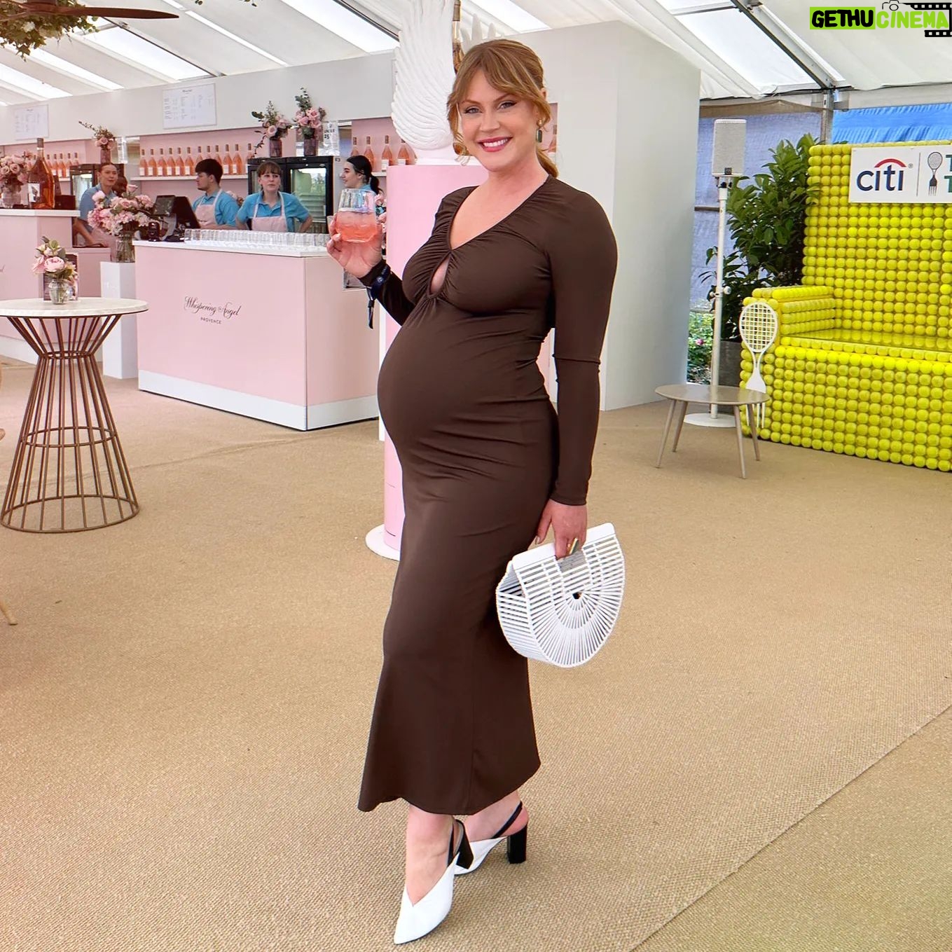 Camilla Kerslake - 3 Likes - Tennis & mocktails 🎾 🍸an afternoon with @giorgioarmanitennisclassic & an evening with @della_vite & the delevigne sisters 📷 1 @davebenett
