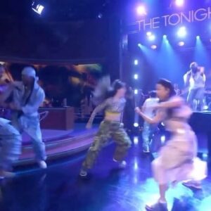 Camille A. Brown Instagram - @fallontonight @aliciakeys @adamblackstone @maleahjoimoon 

costumes by @dedeayitedesign wigs by @brklynin projections by @peternigrini 

@hellskitchenbway 

“Kaleidoscope” 

Previews start March 28th!