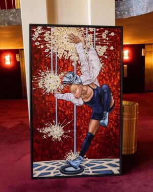 Camille A. Brown Instagram - “This past week at @metopera , we received a one-of-a-kind portrait of director and choreographer Camille A. Brown by artist Jim McKeon.
Brown most recently choreographed and co-directed Terence Blanchard’s Fire Shut Up in My Bones in the 2021–22 season and choreographed the production of the Gershwins’ Porgy and Bess in the 2019–20 season. She is also celebrated for her work on Broadway and on television and was nominated for three Tony Awards. In our upcoming season, she will bring her choreography talents to the Met premiere of Blanchard’s Champion.”

Special thanks to General Manager, Peter Gelb, and Dodie Kazanjian, the founding director and curator, Gallery Met! Continued thanks to @drillboney for creating such a lovely painting of me!!!

Photos by Jonathan Tichler / Met Opera