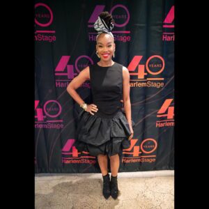 Camille A. Brown Instagram - I was honored to receive The Transformative Award from @harlemstage on Monday night. A very special THANK YOU to Pat Cruz and Harlemstage for this recognition and @mslachanze for presenting me with the award!!! The organization has supported my work for 20 years! In 2004, I was 24, a dancer with @evidencedance , and about to present one of my earliest works for Harlemstage’s E-moves series called, Shelter of Presence. I dedicated the award to 5 women ,who throughout their time with Harlemstage, held space for me so that I was able to indeed transform- Pat Cruz, @simoneeccleston @divinegoodwine Felicia Swoope, and Charmaine Warren. Much love and gratitude to these women!
Congratulations to @indiraetwaroo on being the new Artistic Director of Harlemstage! Harlemstage   Indira Etwaroo - Amazing news!!!

Photos 

1 LaChanze and Pat Cruz by Marc Millman
2 LaChanze by Marc Millman
3 Indira Goodwine- Josias by Joe Russo
4 Simone Eccleston 
5 Rickey Tripp
6 Carrie Mae Weems by Marc Millman
7 Bill T. Jones by @gettyimages John Lamparski 
8 District Attorney Alvin Bragg, Jamila Ponton Bragg, and Lorraine Brown by John Lamparski 
9 by Marc Millman

Make up by @harristevenb 
Styled by @jakesokoloff