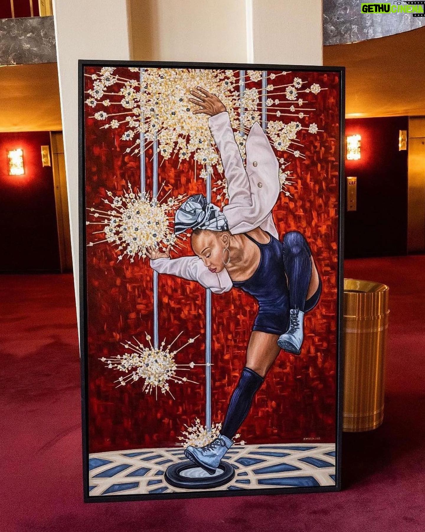 Camille A. Brown - 5.6K Likes - I am very excited to return to @metopera as co-director and choreographer for the revival of @terence_blanchard ās Fire Shut Up In My Bones!
For the 2nd season, my portrait is in Founderās Hall next to brilliant artists in the field!
The painting is called, āBreaking Glass Ceilingsā, by artist Jim McKeon.
Special thanks to Peter Gelb and Dodie Kazanjian. Continued thanks to @drillboney for creating such a lovely painting of me!!!
Shout out to @metoperachorus @metoperaballet @metoperaactors the creatives, and everyone who had a hand in both creating and reviving FIREš„
Shout out to my team @iamjaystaten @tisvoltaire !!!
1st photo by Neville Braithwaite/ Met Opera
2nd photo by Jonathan Tichler / Met Opera
Boomerang- with the dancers of the 2024 revival!