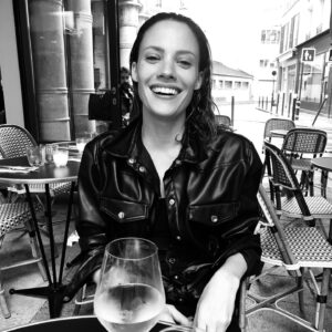 Camille De Pazzis Instagram - Like Summer 🌞 🍸#paris #rose #actress #instablackandwhite #veganleather
