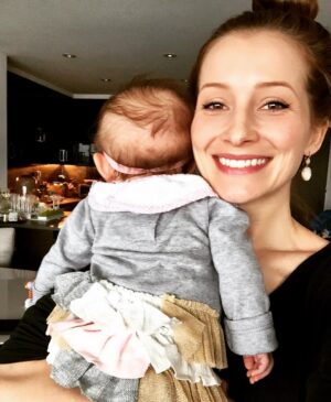 Candace Bailey Instagram - Balding hair and ruffle butt. Loving this sweet baby girl. #annabellegracierosen