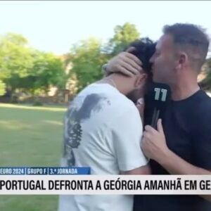 Cândido Costa Instagram - Aproximou-se de nós de forma respeitosa e querida. O inglês saia aos solavancos... mas lá foi compreendendo que queria falar sobre o  @cristiano mas também de @portugal.
O resto foi mesmo acontecendo no momento🙏
Não se combina coisas destas! Bravo @rahmati5050 🇵🇹🇩🇪🇮🇷

@portugal @canal_11 @euro2024