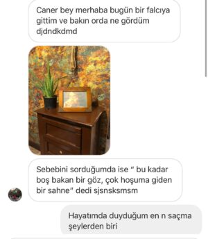 Caner Özyurtlu Instagram - Başıma gelen saçmalıkları çok sevdiğim için mi oluyo bunlar? Neden falcı, neden ben? Müge aşırı doğru bi yorum yaptı “hayır Brad Pitt de değilsin yani”.