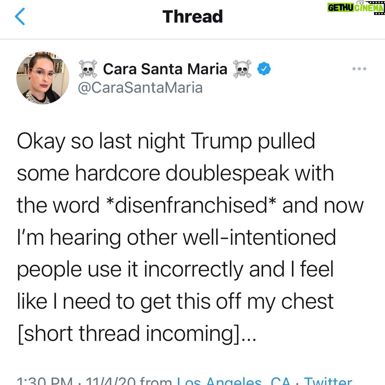 Most liked Instagram photo of Cara Santa Maria