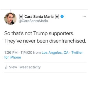 Cara Santa Maria Instagram - #Disenfranchisement. #Trump #DoubleSpeak #SocialJustice #BLM
