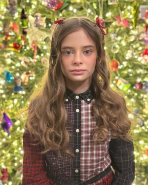 Carina Battrick Instagram - “The thing about trains ... it doesn’t matter where they’re going. What matters is deciding to get on.”— Conductor, “The Polar Express”

#holiday #sisters #christmastree #model #ralphlauren #happyholidays #adorable #cutenessoverload #igkids #fashion #holidayfashion #style #stylishtrends #stylekids #pattern #red #brunette #blondehair #styletrends #fashionkids #kidsholiday #stripes #santa #gifts #happyholidays #christmas2023 #holidaymagic #love #sisterlove #christmasdress #christmaseveboxes