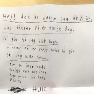 Carl Déman Instagram - Glömmer aldrig Jaxon! Kärlek till er alla som varit med sedan start, alla nya och till alla som supportar.❤️❤️❤️