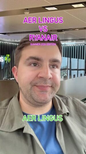 Carl Mullan Instagram - Aer Lingus VS Ryanair: The Summer 2024 edition 😂🙈
.
🔉 Sound on and make sure to share with someone who’s flying with either of these soon 😂
.
#aerlingus #ryanair #avgeek #strike #comedy #funnyvideos #ireland #sketch