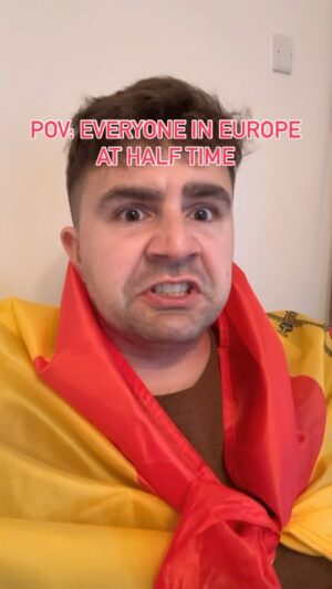 Carl Mullan Instagram - Sweet Jesus the stress 😂
.
#euro2024 #final #england #spain #comedy #football