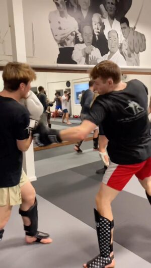 Carl Van Roon Instagram - Today’s Kickboxing 🥊 🦵 @vanroonmartialarts feat. @_jacob_fleming_ & @harryglover_ #vanroonmartialarts #kickboxing #mma #karate #taekwondo