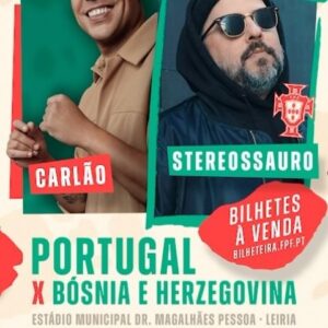Carlão Instagram - Diversão garantida 💯 O Carlão e o Stereossauro vão animar as bancadas, antes do jogo de sexta-feira, das #Navegadoras! Já tens o teu bilhete? ⛵🇵🇹

🎟️ Vem apoiar a Seleção Feminina a Leiria ➡️ bilheteira.fpf.pt

Carlão and Stereossauro will cheer people up before the Women’s National Team match on Friday! Have you got your ticket yet? ⛵🇵🇹