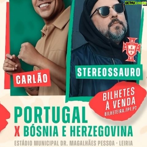 Carlão - 14.4K Likes - Diversão garantida 💯 O Carlão e o Stereossauro vão animar as bancadas, antes do jogo de sexta-feira, das #Navegadoras! Já tens o teu bilhete? ⛵🇵🇹
🎟️ Vem apoiar a Seleção Feminina a Leiria ➡️ bilheteira.fpf.pt
Carlão and Stereossauro will cheer people up before the Women’s National Team match on Friday! Have you got your ticket yet? ⛵🇵🇹