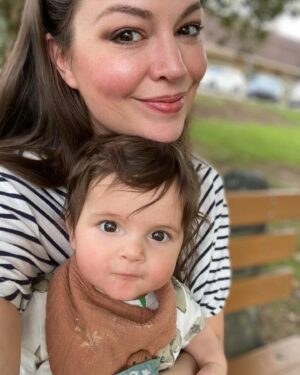 Carlee Baker Instagram - 3 mama & Jonesy pics within 18 hours. Day 2 of the mini trip.  6 pm, 7 am, 12 pm. This kid is pure magic. 💙