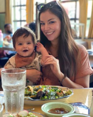 Carlee Baker Instagram - 3 mama & Jonesy pics within 18 hours. Day 2 of the mini trip.  6 pm, 7 am, 12 pm. This kid is pure magic. 💙