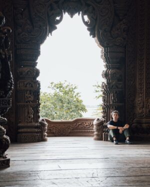 Carlo Aquino Instagram - Benevolence, compassion, joy, and empathy. 

#thailand #pattaya #sanctuaryoftruth