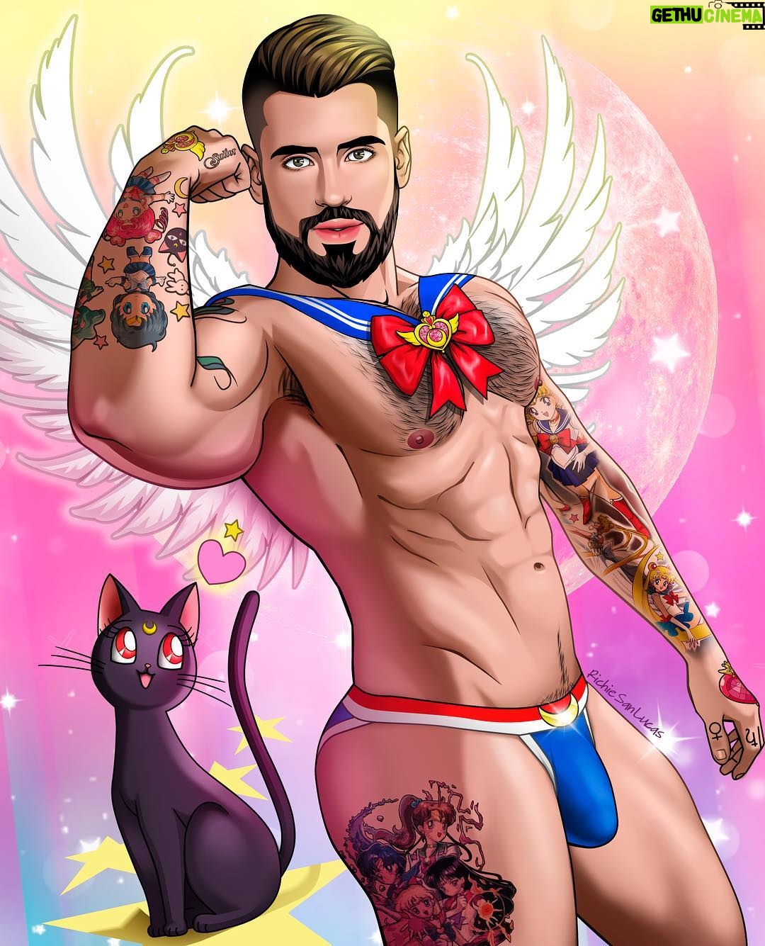 Carlo Villarreal - 6K Likes - 💖✨💕🌙✌️ thanks a lot @theartofrichie #sailormoon #tattoo #art #anime #geek #cosplay