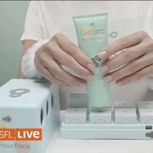 Carlos Calderon Instagram - The new @gelatoforyourface kit is here! NOW AVAIL – grab your summer ☀️🌴 glow! 

🫧 LINK IN @gelatoforyourface BIO

Swimming suit @devonwindsor 
 📸  @carlitoscalderon 
Makeup by Me 🧁
#SkincareEssentials
🧊 Ya está DISPONIBLE el nuevo Gelato Kit en www.gelatoforyourface.com