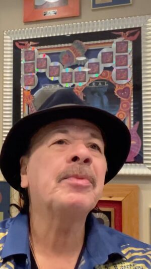 Carlos Santana Instagram - Thank you my dear friend @carlossantana for the kind words, his addition to "Watina" with @garifunacollective my new title out on may 19th is priceless 🎸