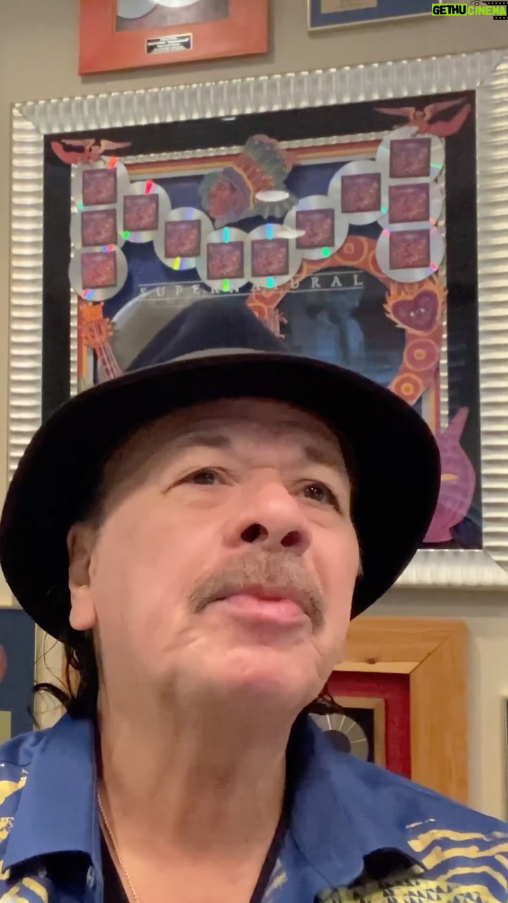 Carlos Santana - 8K Likes - Thank you my dear friend @carlossantana for the kind words, his addition to "Watina" with @garifunacollective my new title out on may 19th is priceless 🎸