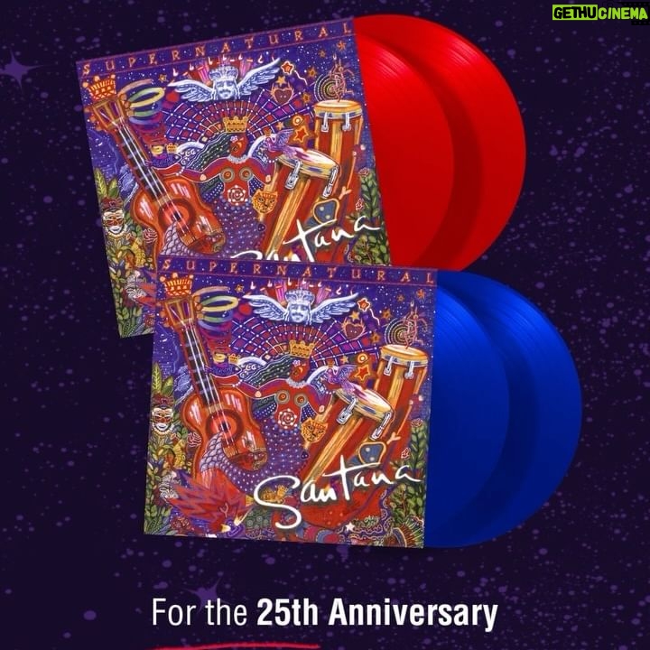 Carlos Santana - 7.6K Likes - In celebration of Supernatural’s 25th anniversary, the album has been pressed on exclusive color vinyl. Re-visit the nine-time Grammy winning album and hear all of the hits from this classic record.
https://Santana.lnk.to/SupernaturalExclusive25